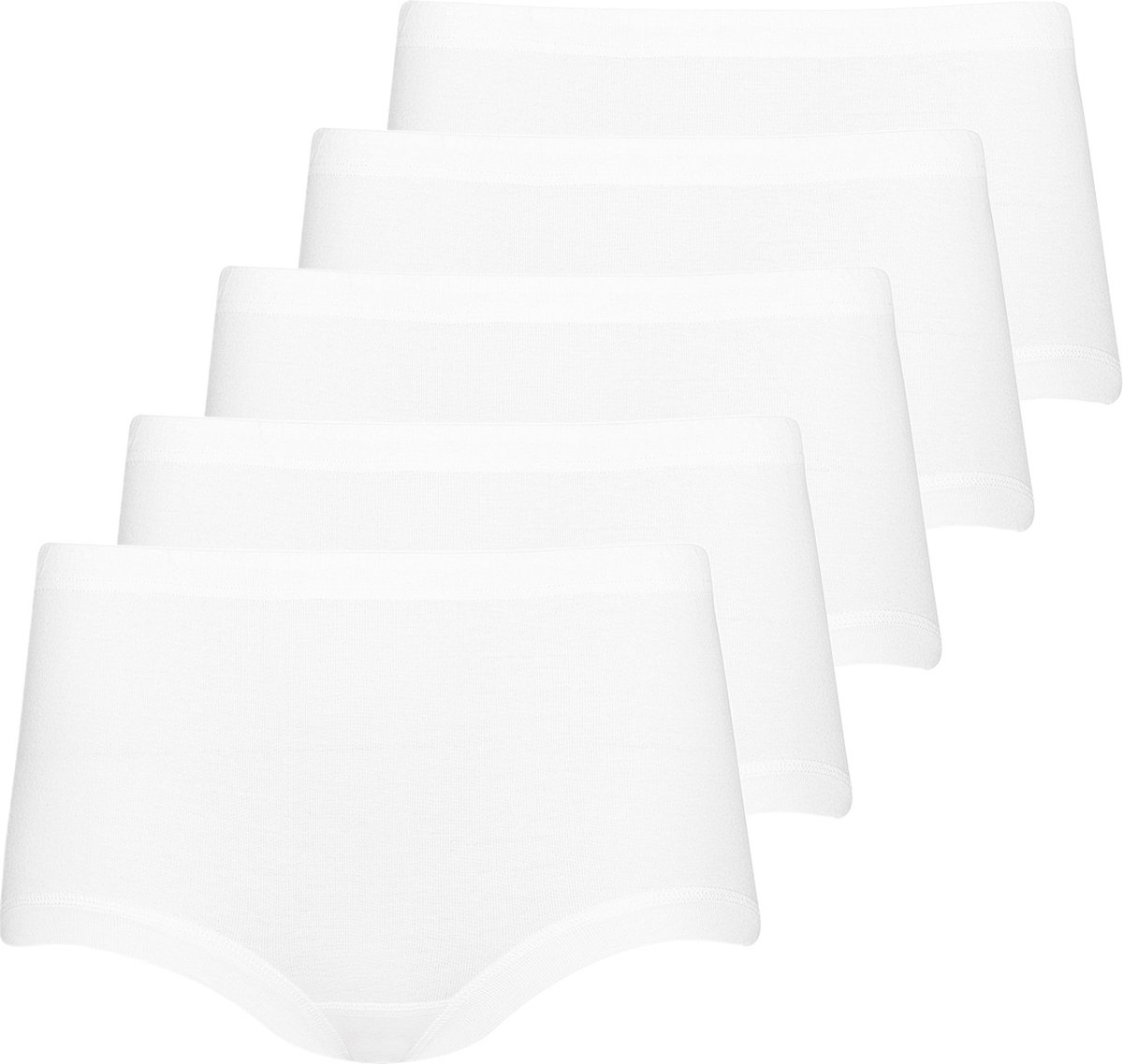 ESGE Dames tailleslip 5 pack Basic - à fines côtes