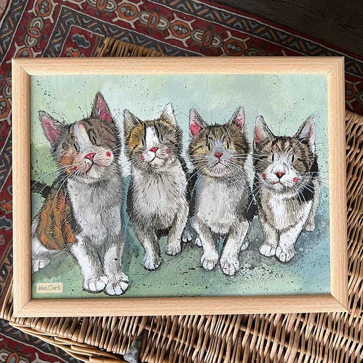 Goedkoopste Alex Clark Schootkussen Kat ~ The Fab Four