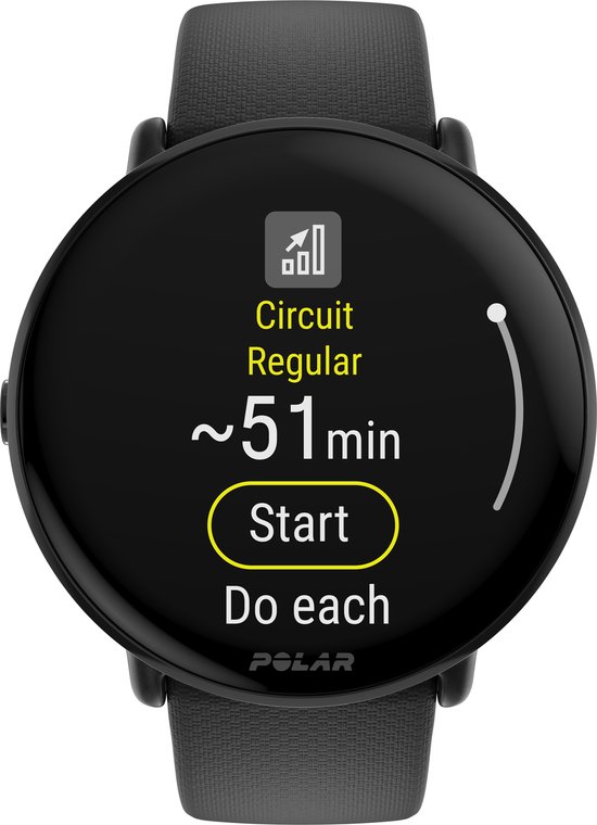 Polar Ingite 3 - Fitness Smartwatch & GPS Activity Tracker - Zwart - S-L