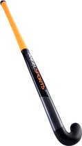 Angel Sports - Hockeyset indoor / outdoor 2 stuks kunststof sticks 30 Inch - in blauw en oranje met bal in draagtas