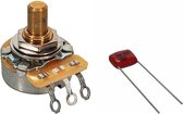500K potentiometer, .375 length bushing, solid shaft, with .022mf capacitor