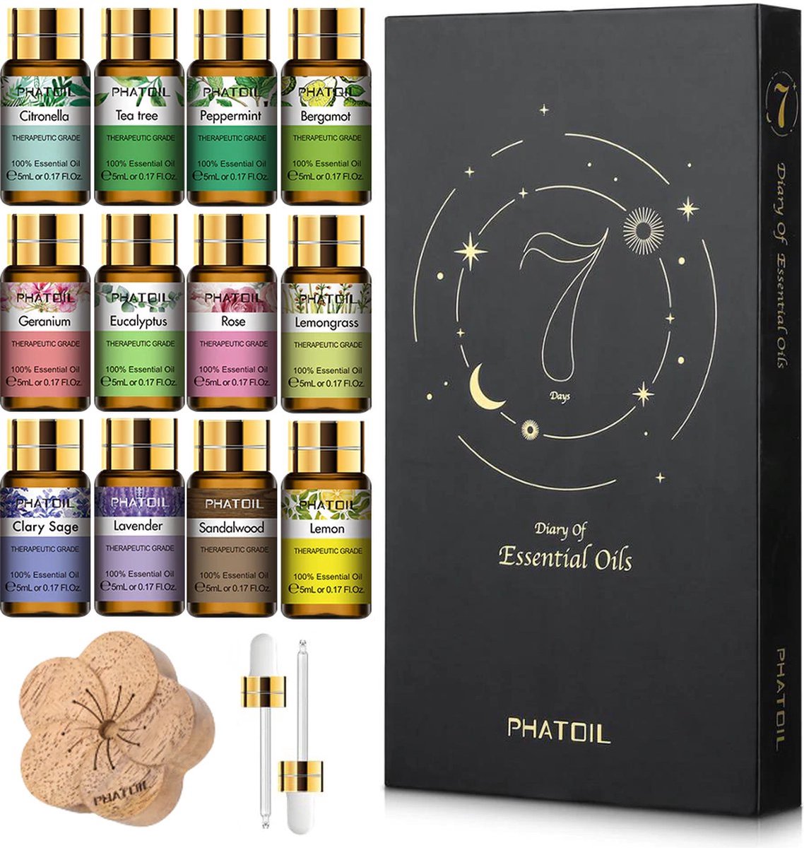 Goedkoopste Essentiele olie - Aroma Olie voor Geuren – Aromatherapie – Pure Essentiële Oliën 15 Stuks/set - Aroma olie voor diffuser