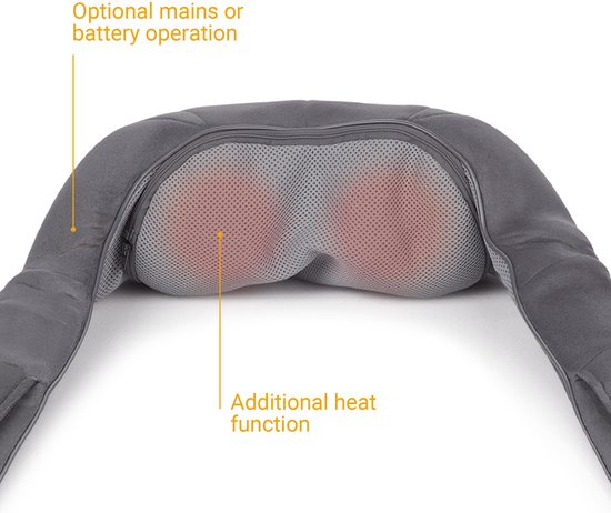 medisana nekmassageapparaat NM 885 grijs