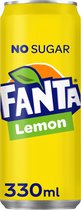 Frisdrank Fanta Lemon zero 0.33L /pk 24