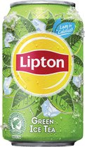 Frisdrank Lipton Ice Tea Green 330ml - 24 stuks