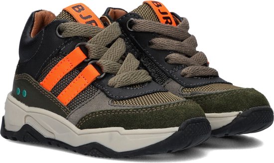 Bunnies JR Garçons Baskets pour femmes Montantes Garcon - Vert - Cuir - Lacets