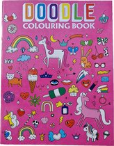 Kleurboek Doodle - Roze | Schoencadeau | Sint-tip | Kerst-tip