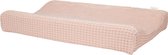 Koeka aankleedkussenhoes wafel Amsterdam - katoen - roze - 45x73cm