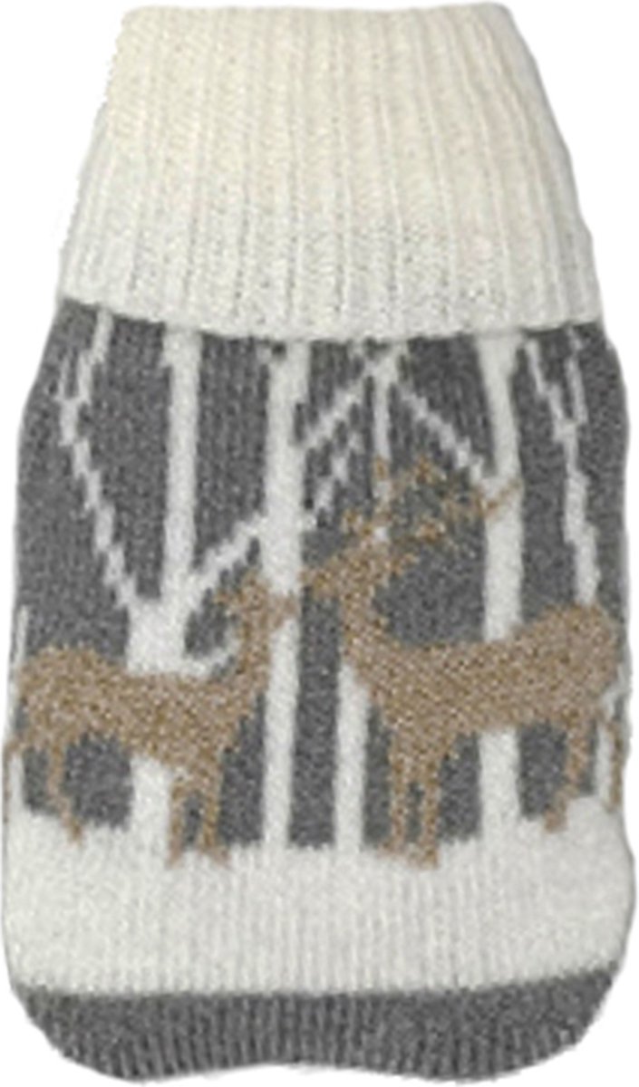 Goedkoopste Handwarmer / Zakwarmer Rendier Bos - Wit– 12x7 cm – Veilig en herbruikbaar