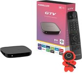 Formuler GTV - IPTV Set Top box - officiële AndroidTV software - Google Voice - Smart Remote - My TV Online 2 - Inclusief 13cm knuffeltje