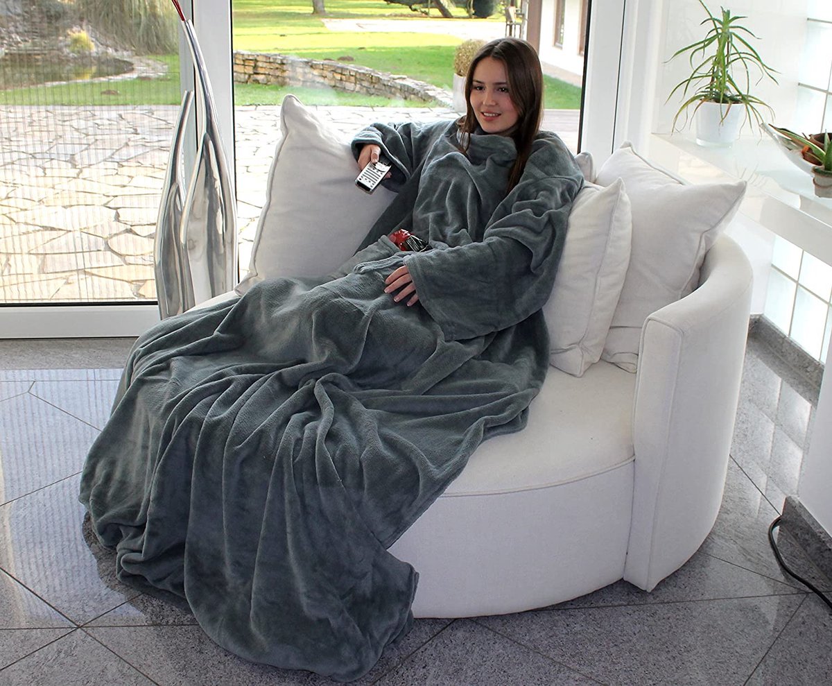 Belieff® Fleece deken XL - Handzak - Geïsoleerde voetenzak - dikke