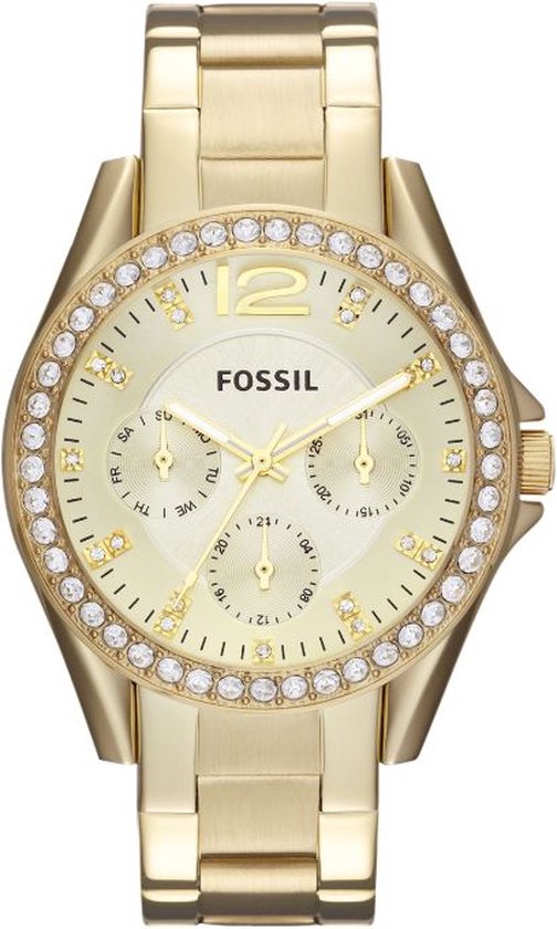 Fossil Women Multi Dial Quartz Watch Riley
