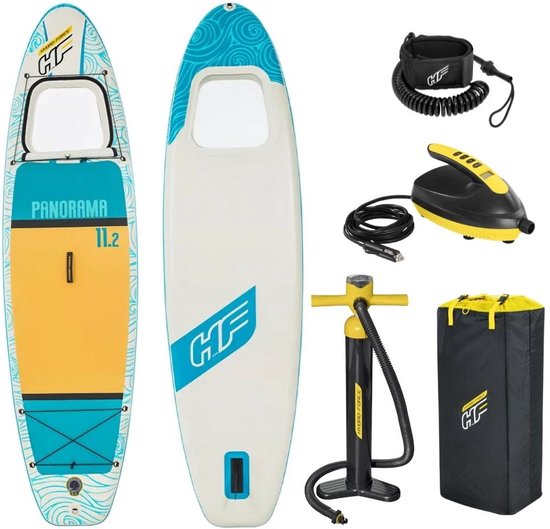 Bestway Sup Board - Hydro Force - Panorama Set en SUP Elektrische Luchtpomp 12V