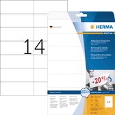 Herma Labels white 105x42,3 removable SuperPrint 350 pcs.