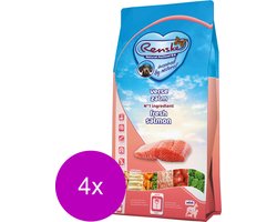 4x Renske Super Premium Graanvrij Adult Hondenvoer Zalm 2 kg