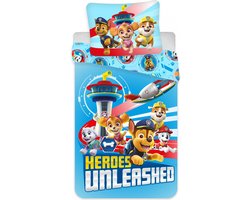 Paw patrouille - Nickelodeon - housse de dekbedovertrek 140x200cm - 100% coton