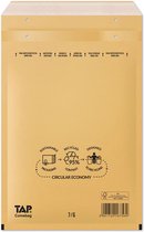 Comebag luchtkussenenveloppen, ft 230 x 340 mm, met stripsluiting, bruin, doos van 100 stuks