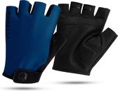 Rogelli Core Fietshandschoenen Zomer - Wielrenhandschoenen - Korte Vinger - Heren - Donkerblauw - Maat M