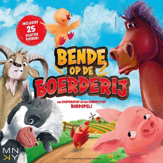 Bende op de boerderij-bordspel. 3+
