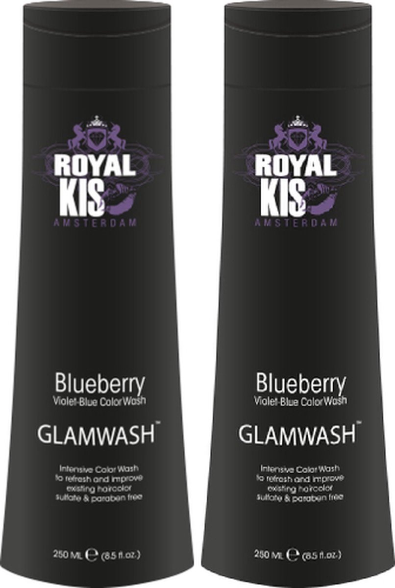 KIS ROYAL - GlamWash Blueberry - 2 x 250ml