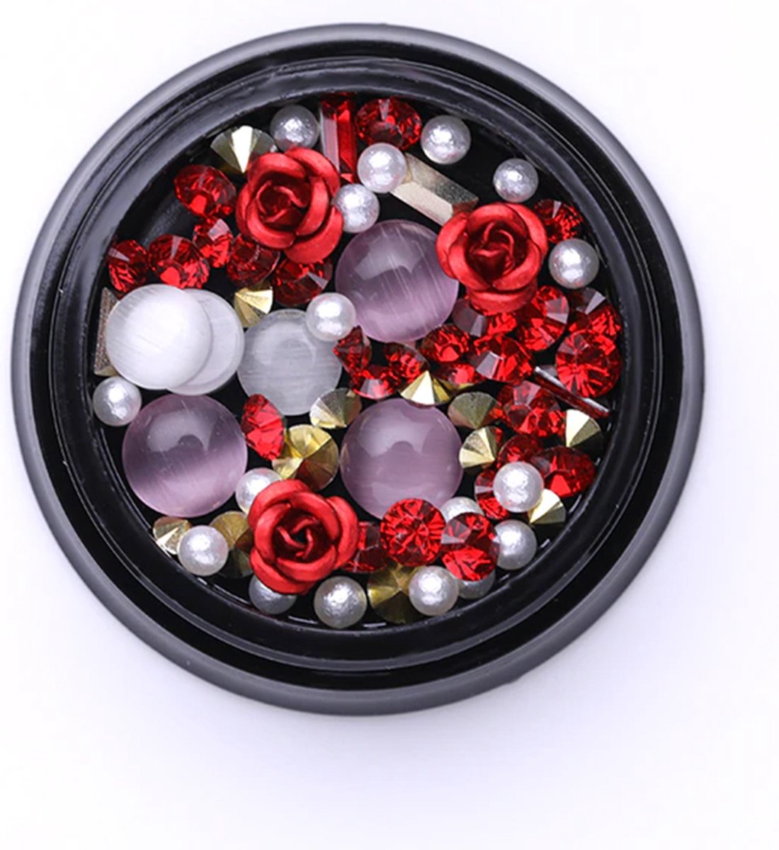 Goedkoopste DW4Trading Nagelversiering Carrousel 24 - Nail Art - Acryl Gel - Rhinestones