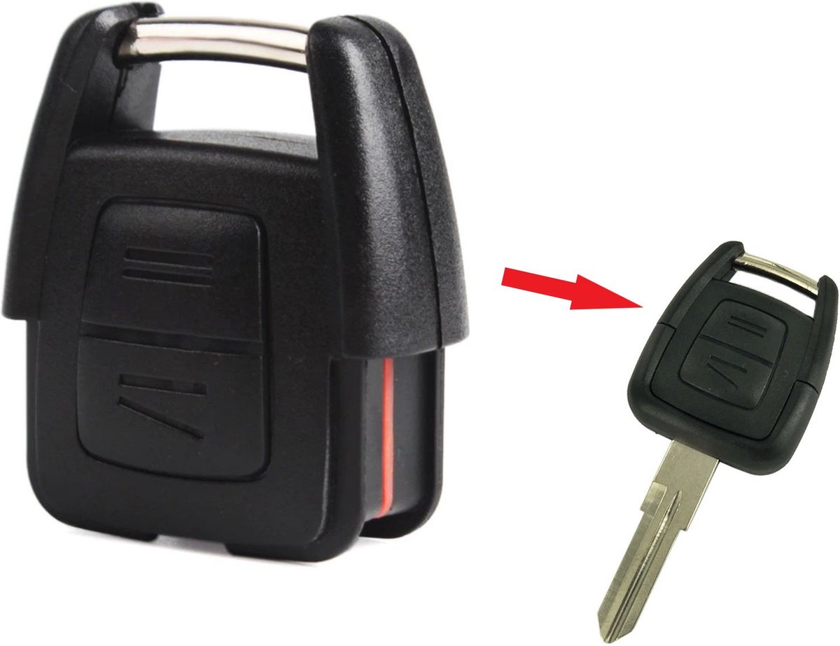 Boîtier de clé de voiture 2 boutons avec microinterrupteurs + Pile — free download