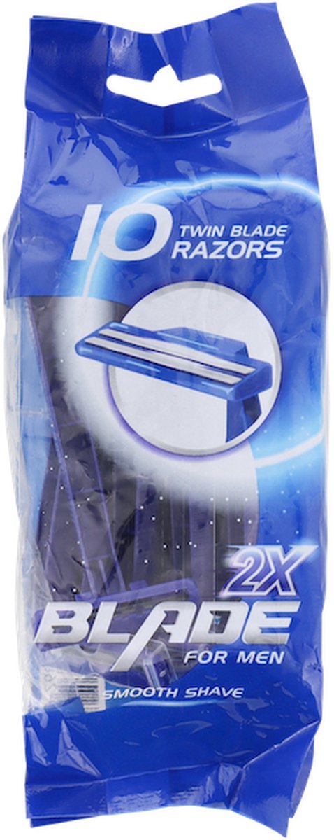 Scheermesjes 10x in verpakking - heren - Laser Blade - for men - Wegwerpmesjes