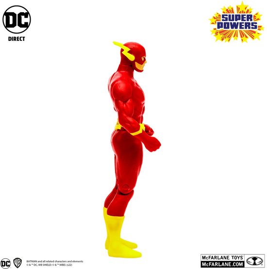 DC Direct Super Powers – Action Figure The Flash 13 Cm – Personaggio Collezionabile Con Base E Accessori - 5