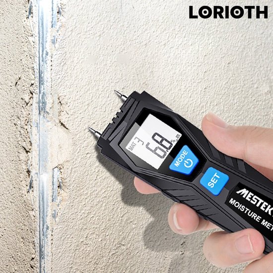 TOOLTECH® Hout Vocht Tester - Vochtigheidsmeter - Vocht Meter Hout ...