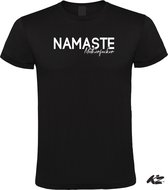 Klere-Zooi - Namaste Motherf***r - Zwart Heren T-Shirt - L