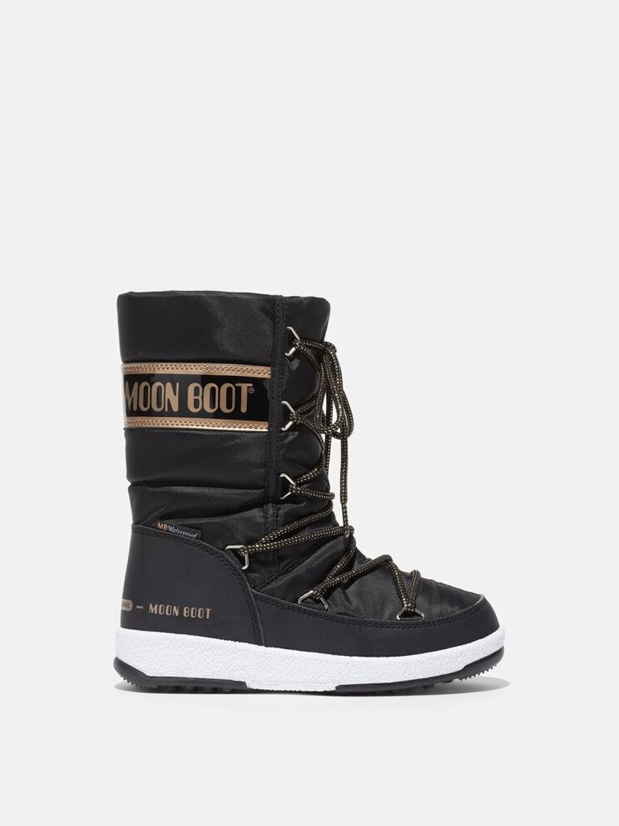 Moon Boot Quilted WP Winter Boots Meisjes, black/copper Schoenmaat EU 35
