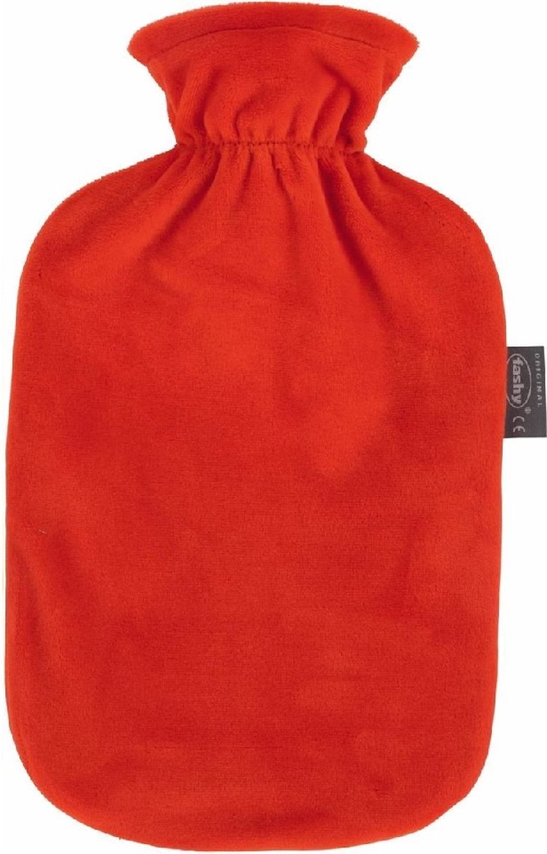 Goedkoopste Fashy - Warmwaterkruik - Velours Oranje Hoes