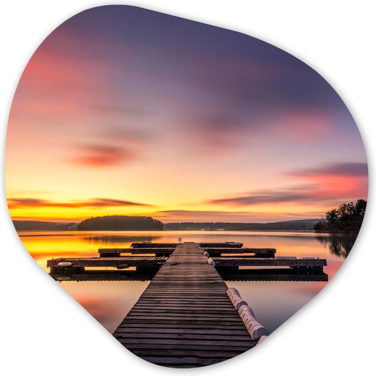 CREATCABIN Metalen muurdecoratie voor zonsopgang metalen zonsondergang wanddecoratie zwarte zee lasergesneden hangend ornament wanddecoratie zonneschijn sculptuur minimalistisch cadeau voor natuurlijk