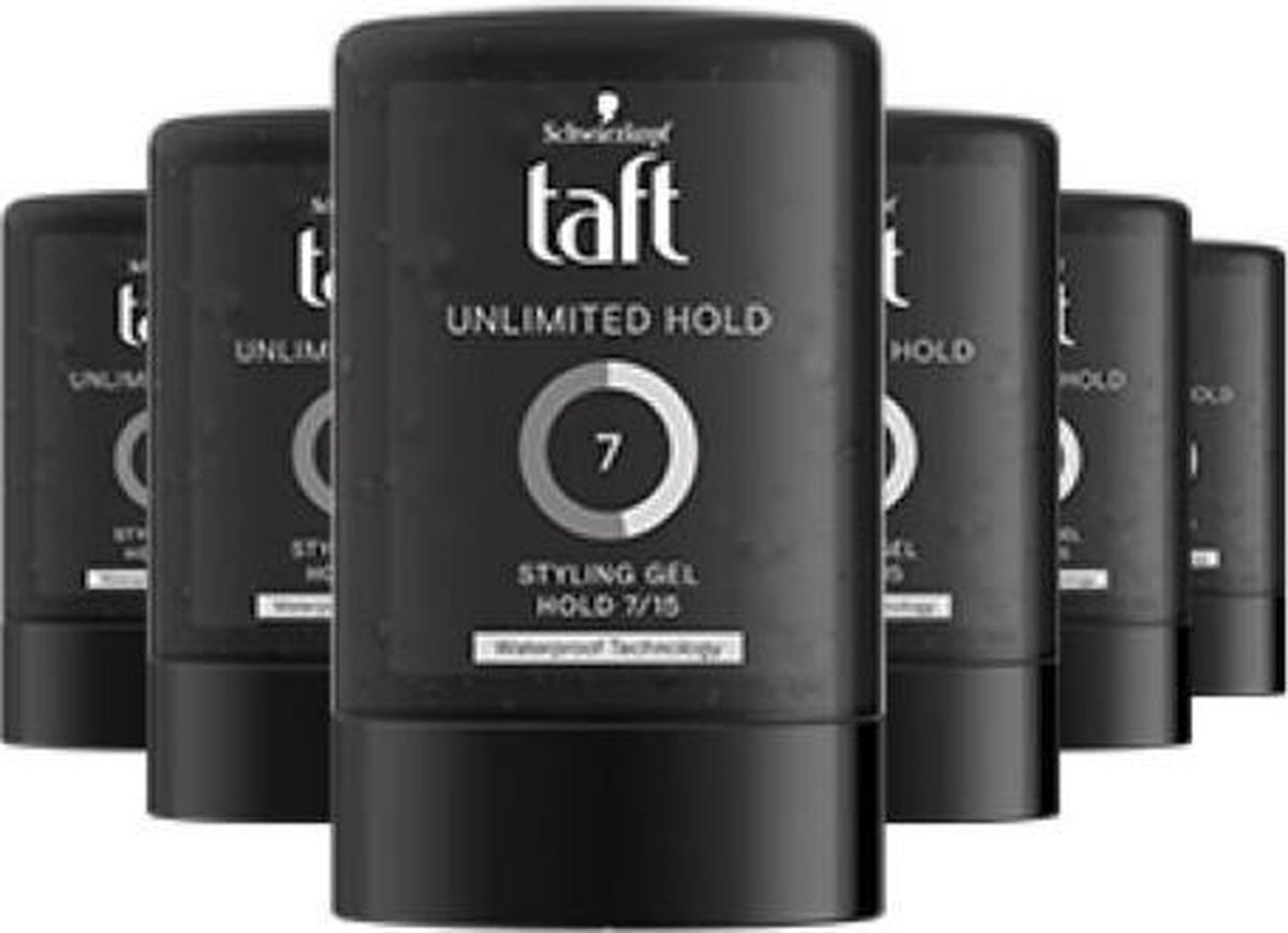 Taft Styling Power Unlimited Hold Flacon - 300 ml - Gel Voordeelverpakking - 6 stuks