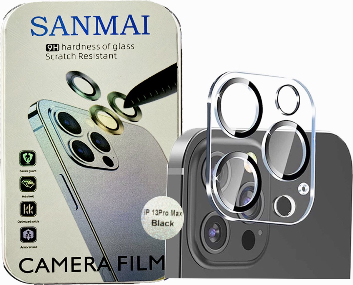 iPhone 13 Pro Max Camera Lens Screen protector Geschikt voor iPhone 13 Pro Max - 2 STUKS