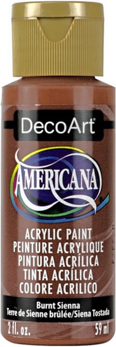 Americana Acrylics 59ml, Traditional Burnt Sienna