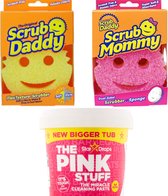 The Original Scrub Daddy & Scrub Mommy avec Coller Pink 850 grammes