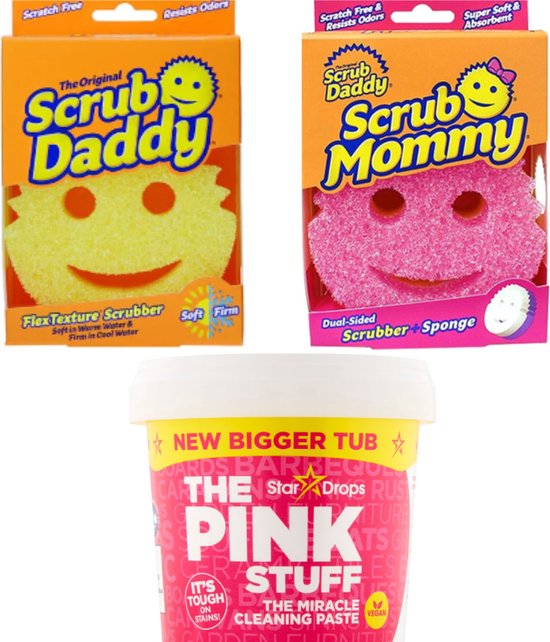 Scrub Daddy & Scrub Mommy – The Pink Stuff