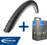 Fietsband - Schwalbe - Buiten- & binnenband - CX Comp & AV13 - 26 inch x 1.50 - 2.40 - 40 mm