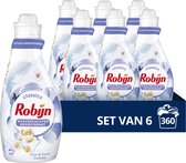 Bol.com Robijn Classics Puur & Zacht Wasverzachter - 6 x 60 wasbeurten - Voordeelverpakking aanbieding