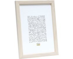 Deknudt Frames fotolijst S41Jl1 - hout - cremekleur - foto: 21x29,7 cm
