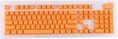 104 toetsen Double Shot PBT Backlit Keycaps voor mechanisch toetsenbord (oranje)