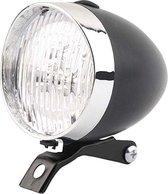 WiseGoods Lampe de vélo rétro - Lumières de vélo - Lumière de vélo - Phare de Éclairage de vélo - Lampe - Siècle des Lumières - LED - Zwart