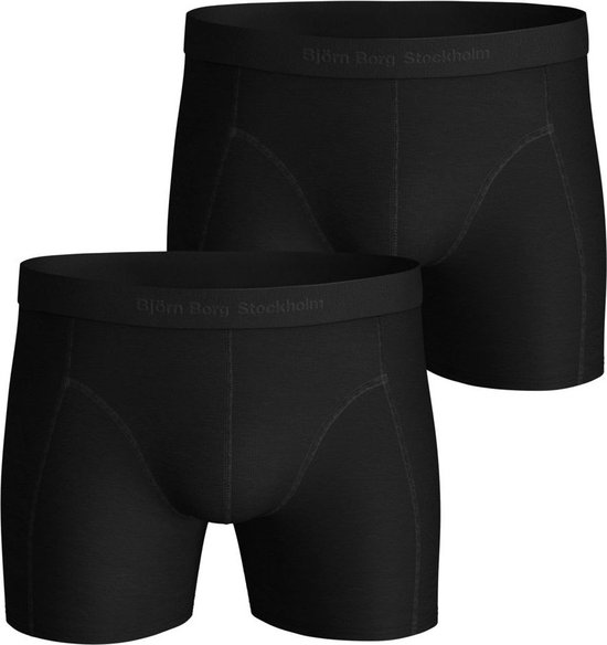 Björn Borg Lyocell boxers - heren boxers normale (2-pack) - multicolor - Maat: