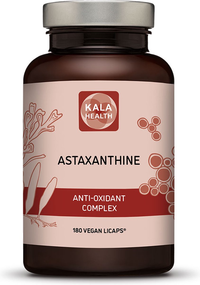 Goedkoopste Astaxanthine - 180 Capsules - Premium Astaxanthine (AstaReal®) | Krachtige Antioxidant Formule - Weerstand - Kala Health