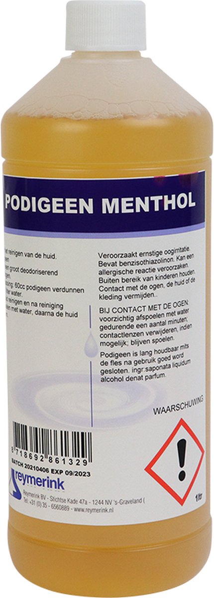 Goedkoopste Reymerink Podigeen 1000 ml Menthol