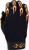 Pr. mechanic handschoenen met flames Maat M