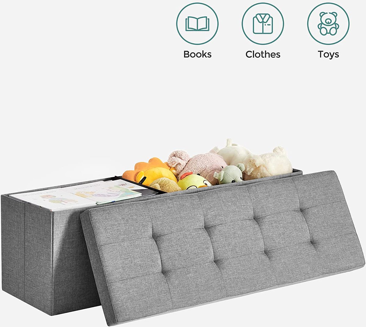 Signature Home Firminy Bench - banquette avec rangement 110 cm ...