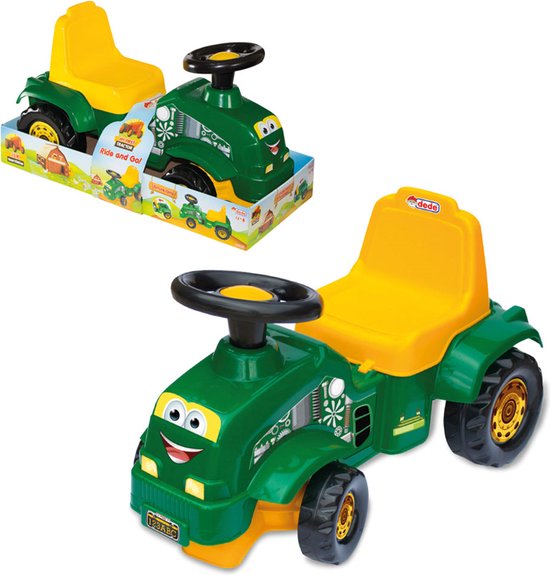 Loopauto - Tractor - Groen - Kinderspeelgoed 1 Jaar - Speelgoed - Speelgoed 2 Jaar - Speelgoed Jongens - Speelgoed Meisjes - Speelgoed 1 Jaar - Loopwagen