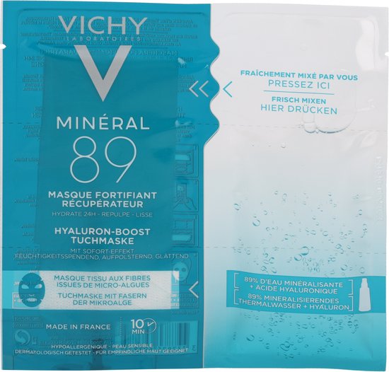 Vichy Mineral 89 - Tissue masker - dagelijkse booster voor een sterkere  huid | bol.com